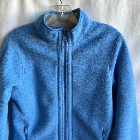 Reversible blue/gray fleece jacket - Picture 2 of 9
